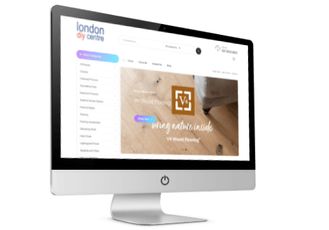 DIY Retail Store Website Design