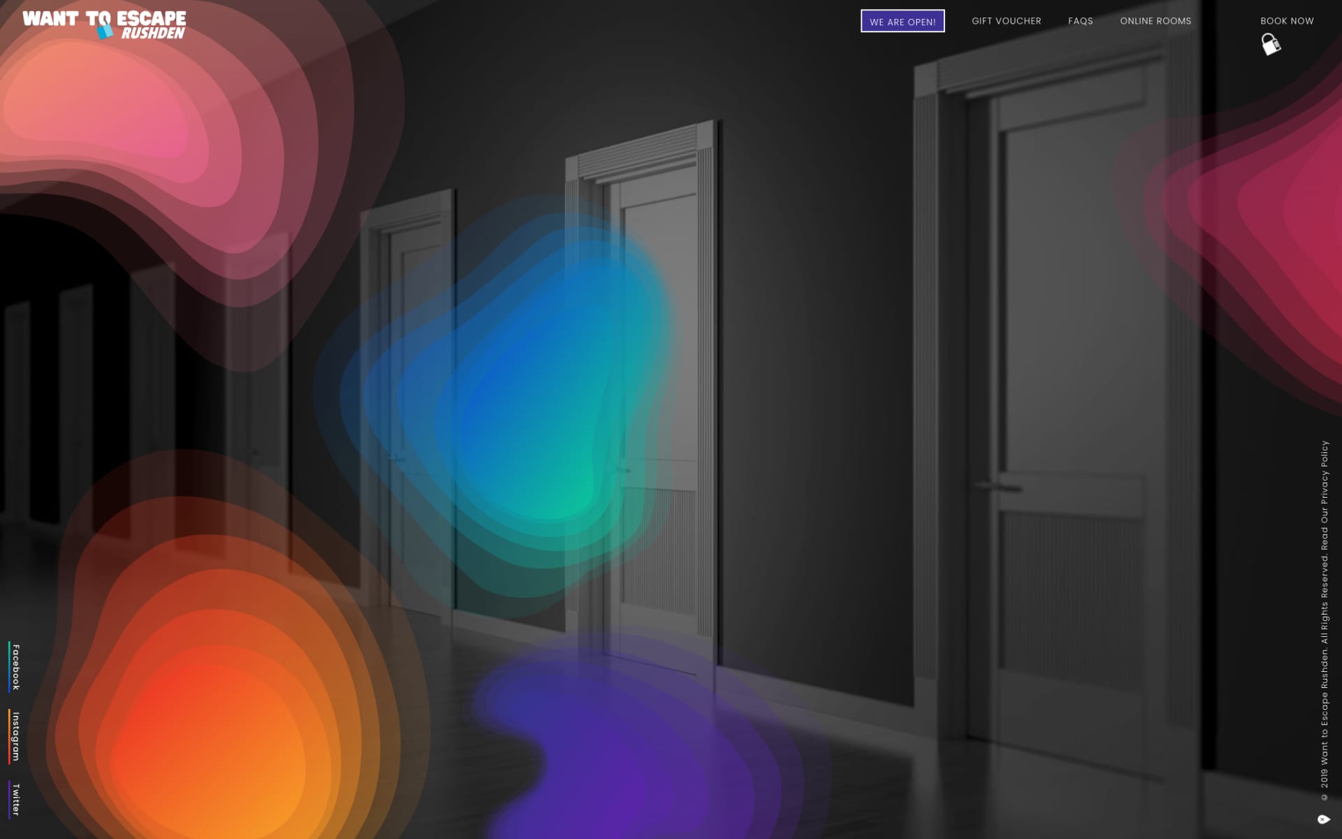 Escape Room Business Website Design