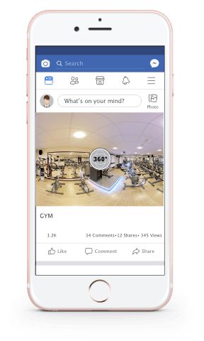 Facebook Virtual Tour Gym Facebook Virtual Tour Gym